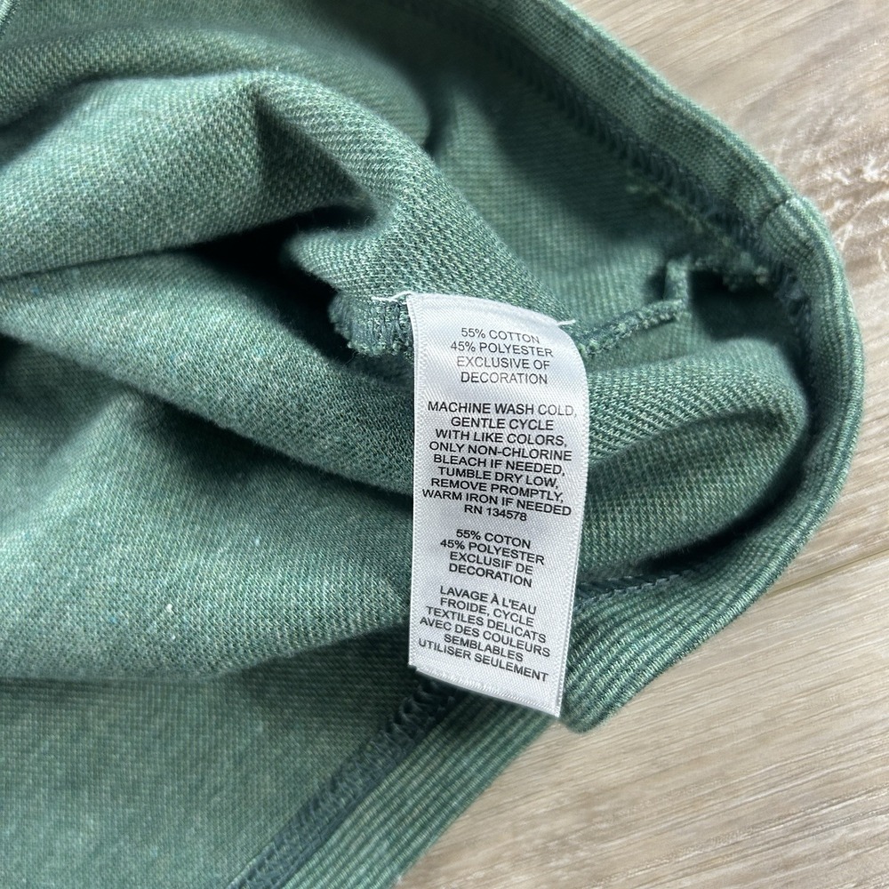 Vineyard Vines Sweater Mens 2XL Green 1/4 Zip Saltwater Performance Pullover - Picture 5 of 10